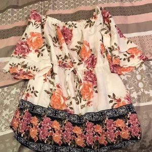 Silk sumner mini dress size L